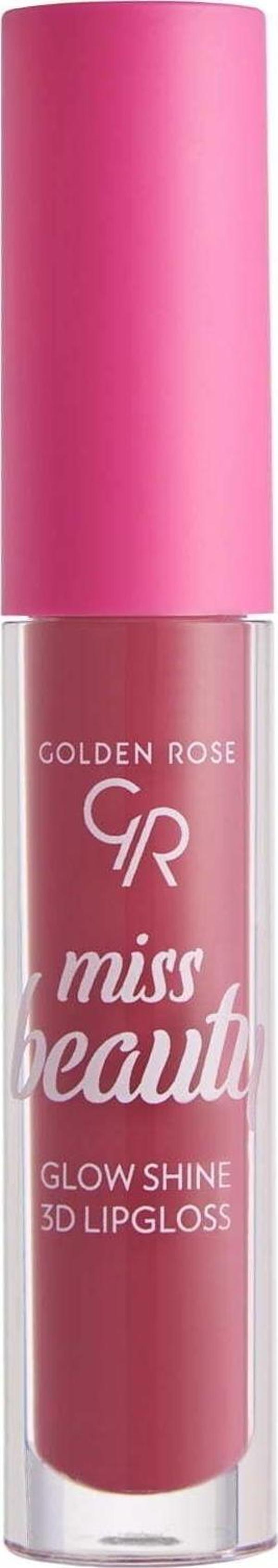 Golden Rose Dudak Likit Mat Ruj - GR MISS BEAUTY GLOW SHINE 3D LIPG.NO:04 PINK DREAM - Image 1