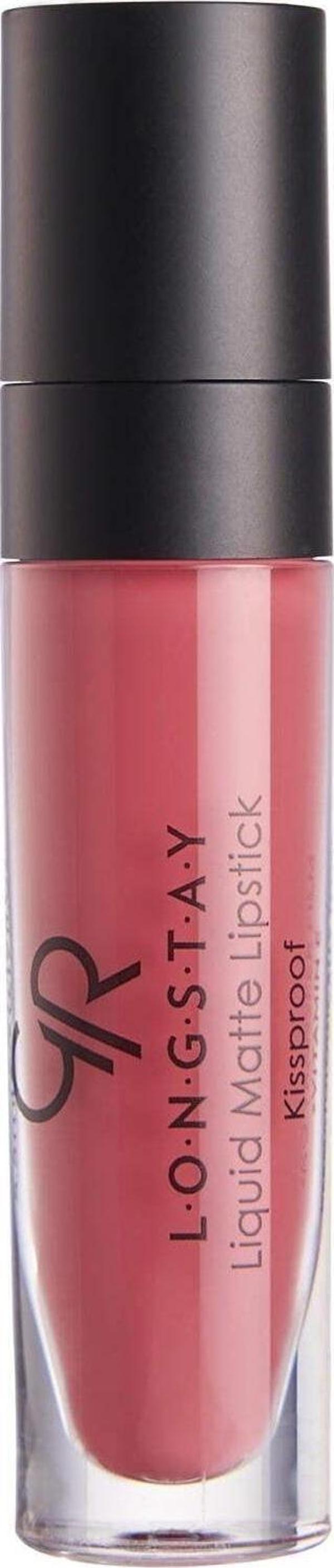 Golden Rose Longstay Liquid Matte Lipstick No: 04 Candy Pink - Likit Mat Ruj - Image 1