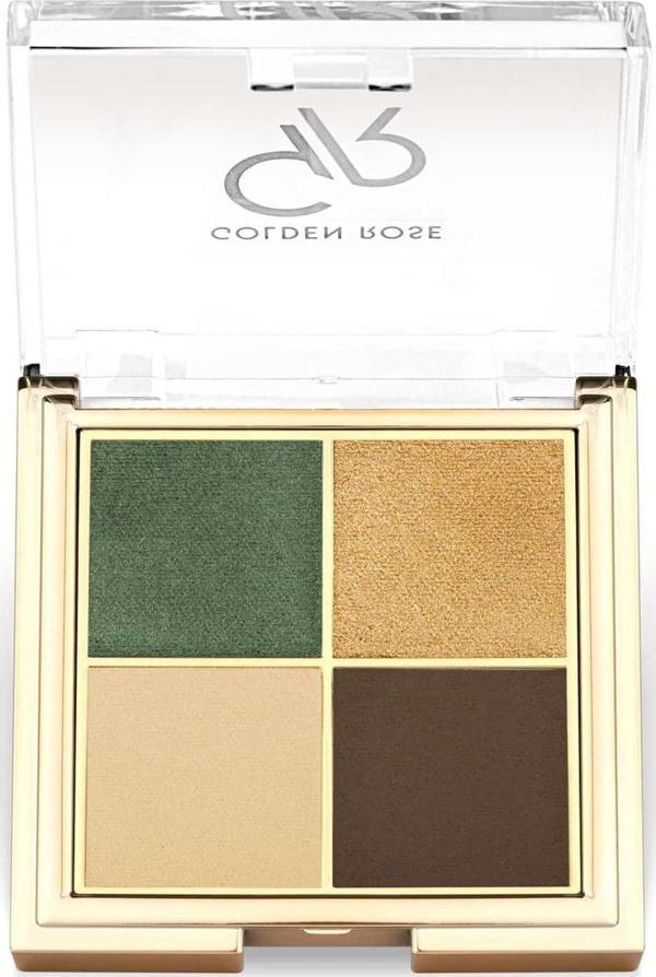 Golden Rose Quattro Eyeshadow Palette No: 02 Royal Jungle - Far Paleti - Image 1