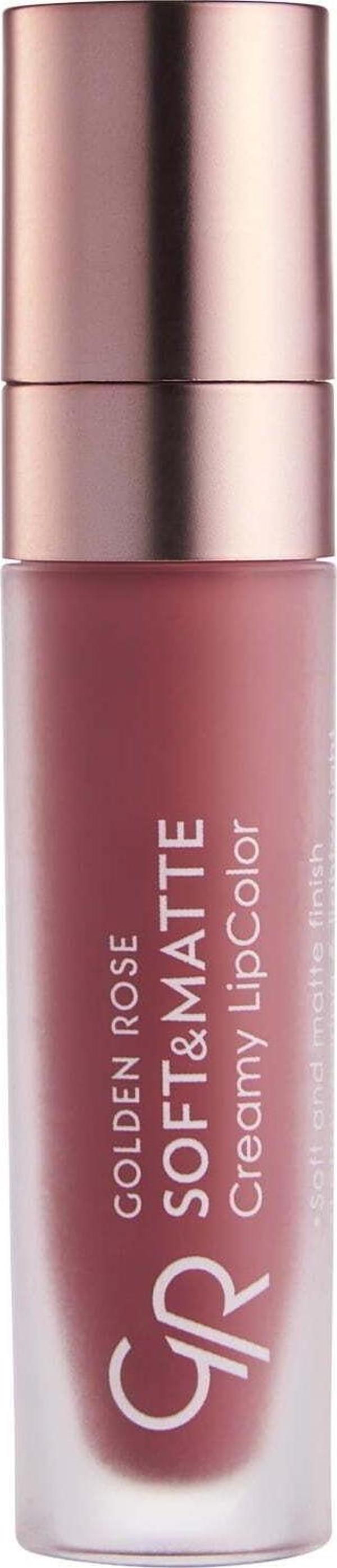 Golden Rose Soft&matte Creamy Lipcolor No:108 Redwood - Likit Mat Ruj - Image 1