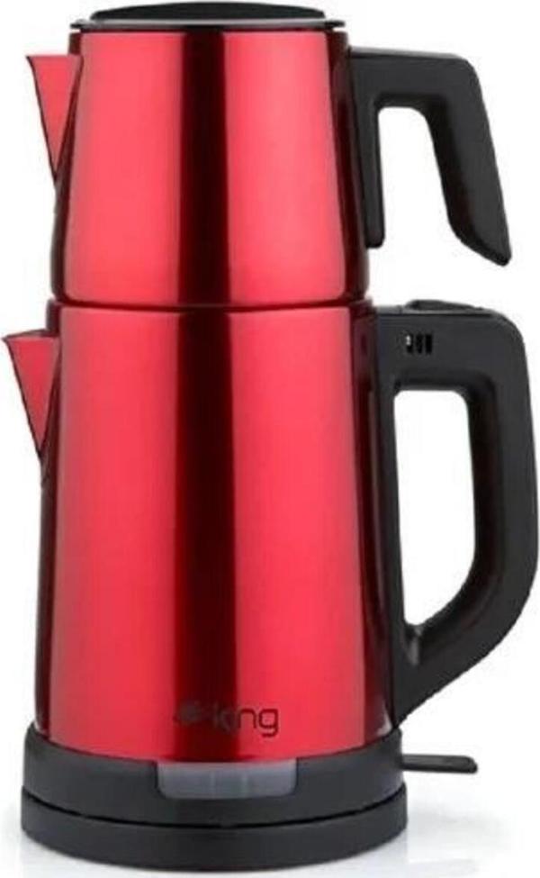 King Kcm331 Tea Pro Çay Makinesi Kırmızı - Image 1