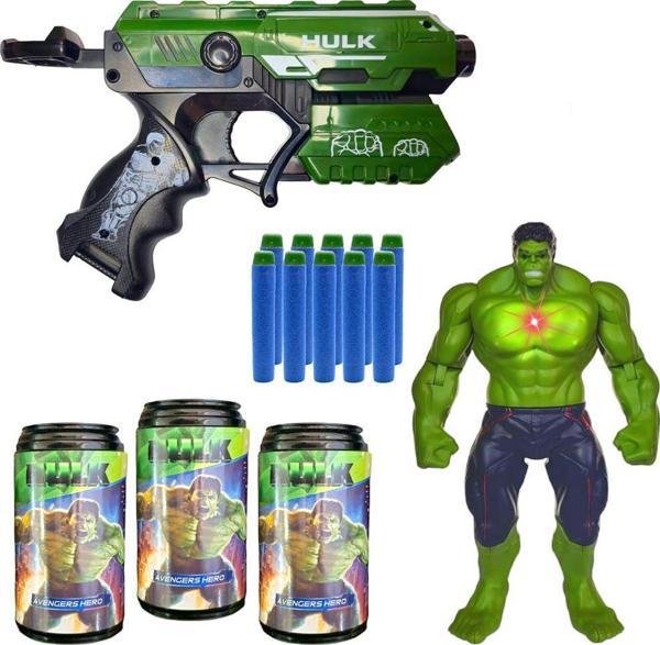 Prestij BVM Oyuncak Hedefli Soft Mermili HULK Figürlü Dart Atan FAB.9519 - Image 1