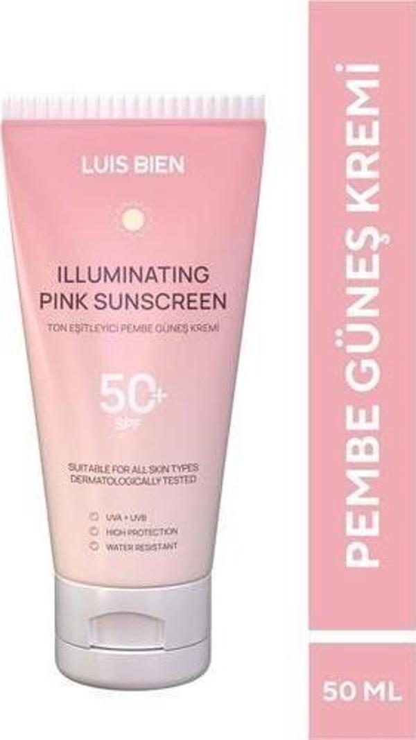 LUIS BIEN ILLUM PINK GUNES KREMI SPF50 50 ML - Image 1