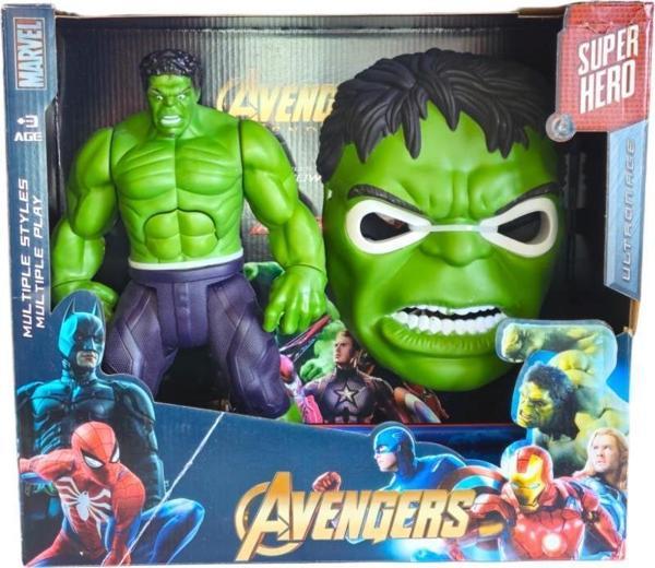 Ethem Oyuncak Hulk Maske ve Figürü 8818-15-16-17 - Image 1