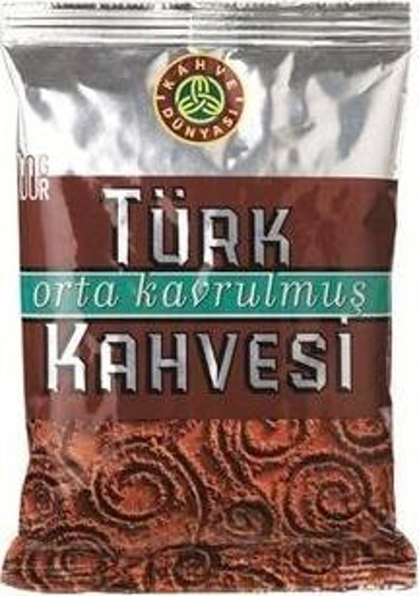 Kahve Dünyası Orta Kavrulmuş Türk Kahvesi 100 GR (4'lü) - Image 1