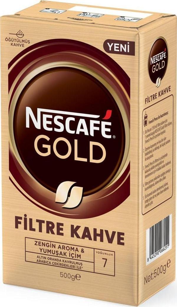 Nescafe Gold Filtre Kahve 500 Gr. - Image 1