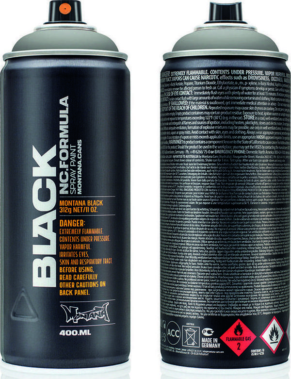 Montana Black Sprey Boya 400ml Dumbo BLK7340 - Image 1