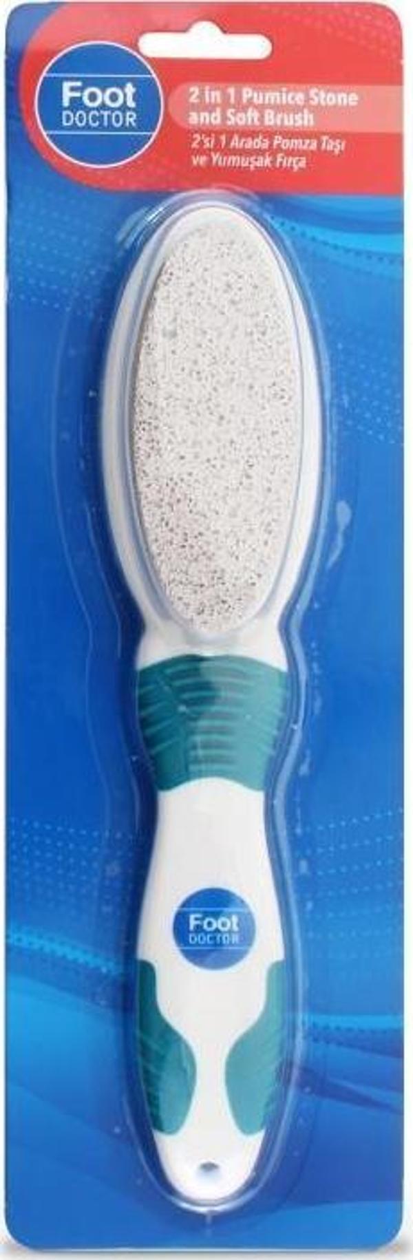 Foot Doctor 2 Si 1 Arada Pomza Taşı ve Ayak Fırçası - Image 1