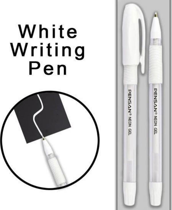 Beyaz Jel Kalem Dekoratif Hediyelik - Image 1