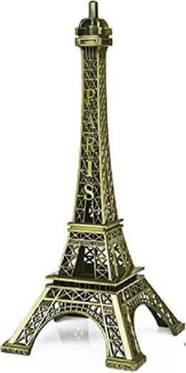Eyfel Kulesi Metal 25cm Dekoratif Hediyelik - Image 1