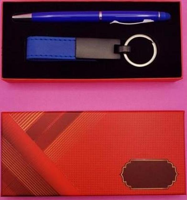 Mavi Kalem Anahtarlık Set Dekoratif Hediyelik - Image 1