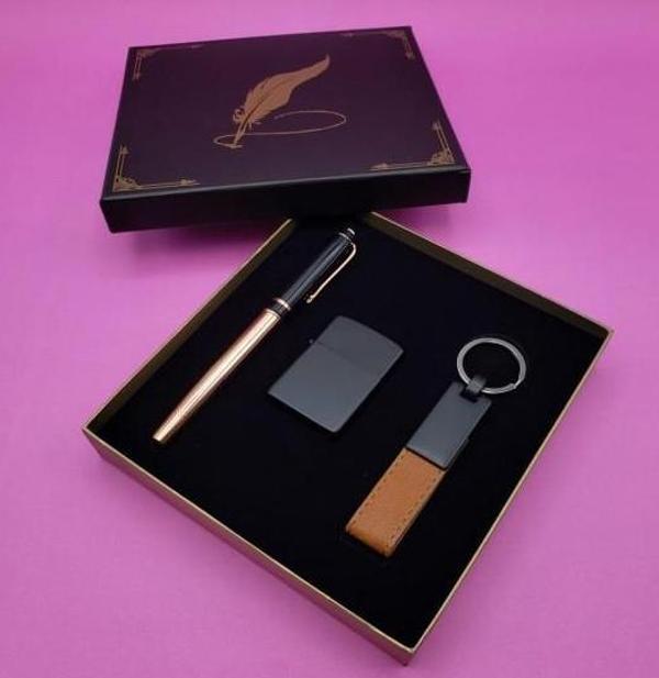 Metal Roller Kalem Çakmak Anahtarlık Dekoratif Hediyelik - Image 1