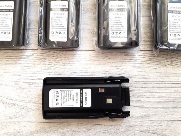 Baofeng Type-c Girişli Kolay Şarj Uv 82 Uv-82 Uv82 Uv 8d vb Bl-8 Telsiz Pil Batarya - Image 1