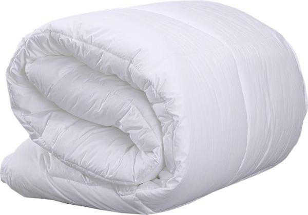 1 Adet Otel Tipi Beyaz Koton Pamuk Tek Kişilik Yorgan 155×215 Cm - Image 1