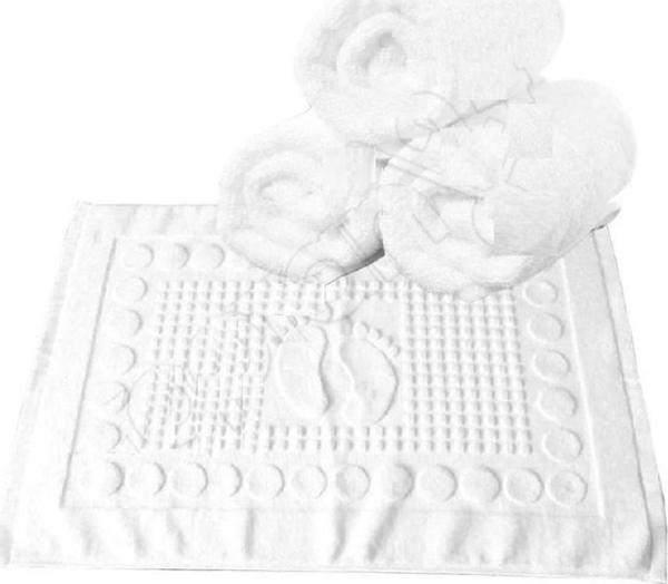 24 Adet Otel Banyo Ayak Havlusu %100 Pamuk 250 Gram 50×70 Cm - Image 1