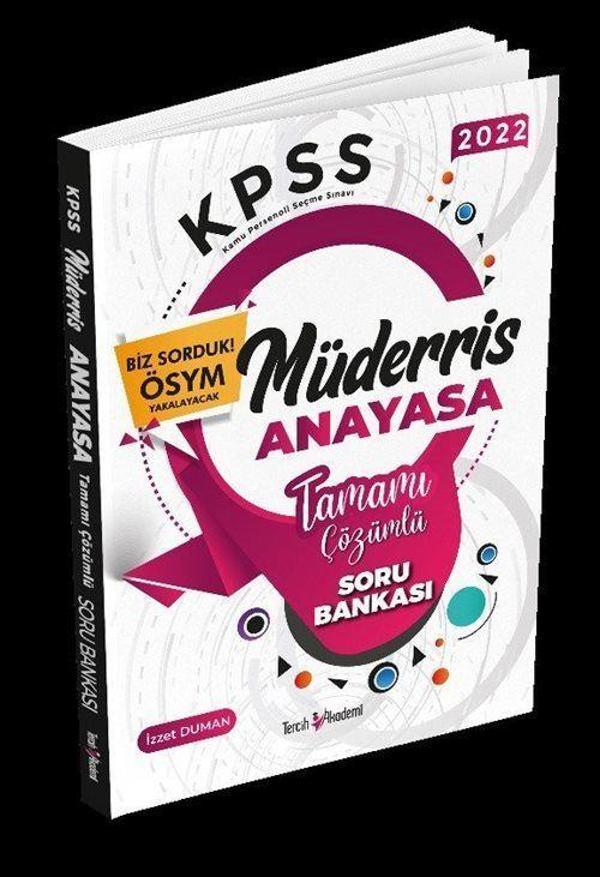 2022 KPSS Müderris Anayasa Tamamı Çözümlü Soru Bankası - Image 1