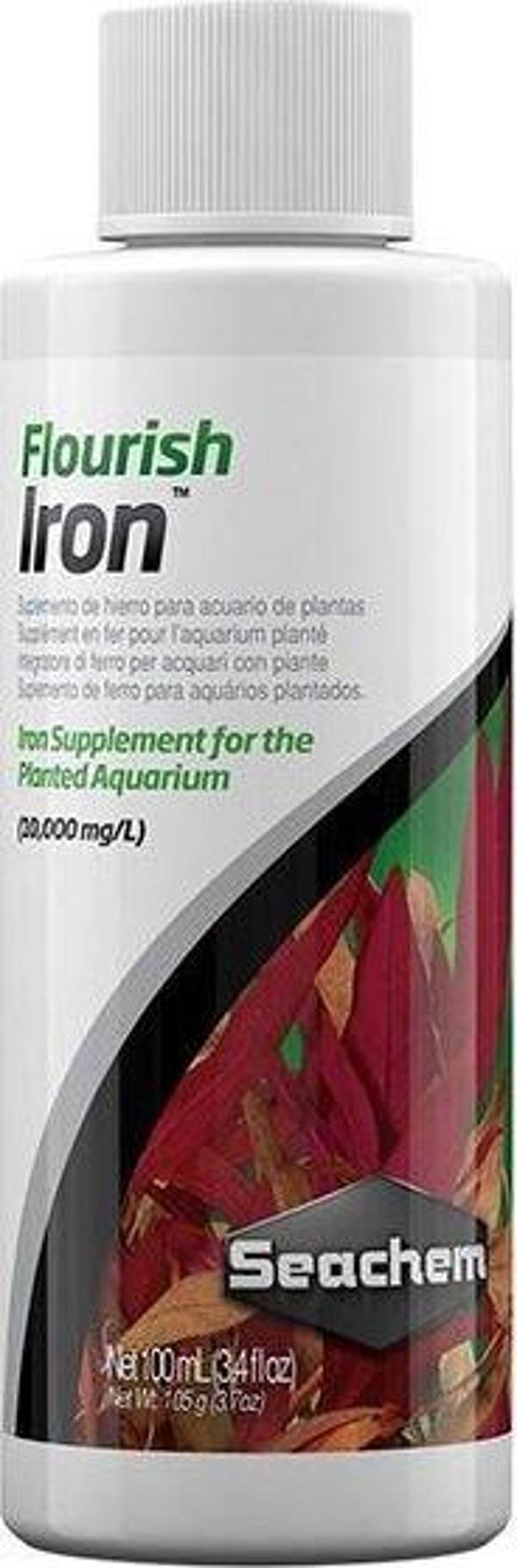 Seachem Flourish İron Akvaryum Bitkileri için Demir Takviyesi 100 Ml - Image 1
