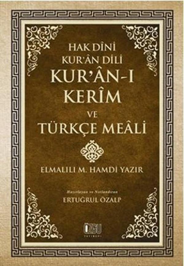 Hak Dini Kur'an Dili - Kur'an-ı Kerim ve Türkçe Meali (Küçük Boy Metinsiz) - Özgü Yayıncılık - Image 1