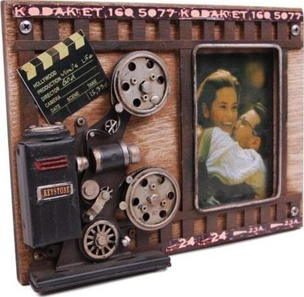 himarry Metal Çerçeve Sinema Projektörü Dekorlu Dekoratif Hediyelik - Image 1