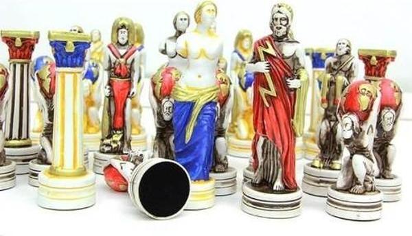 himarry Satranç Taşı Polyester Büyükboy Herkül Dekoratif Hediyelik - Image 1