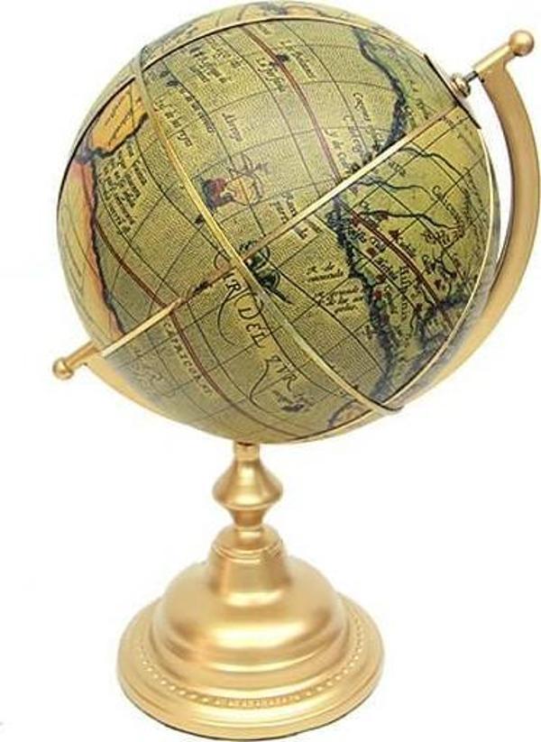 himarry Yerküre Kaideli Dünya Küre Dekoratif Hediyelik - Image 1
