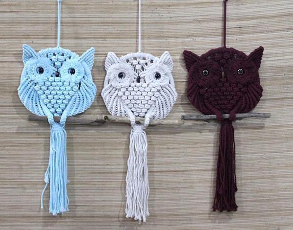 Baykuşlu Düş Kapanı Dekoratif Hediyelik - Image 1