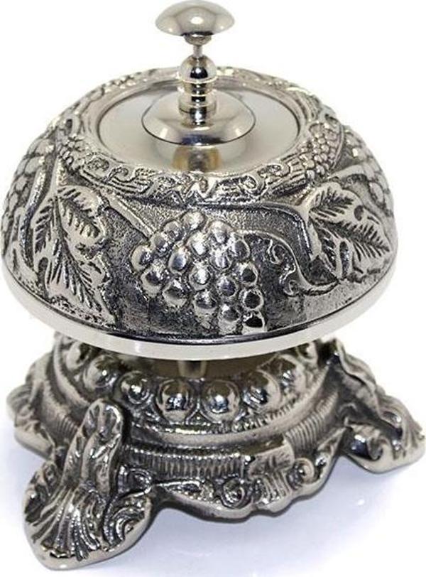 Pirinç Resepsiyon Çanı Dekoratif Hediyelik - Image 1