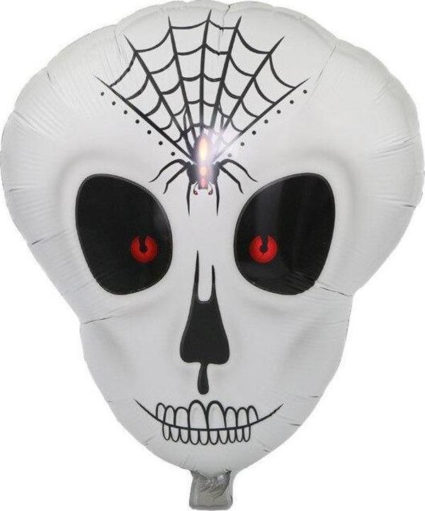 Örümcek Ağ Desenli İskelet Folyo Balon - Image 1