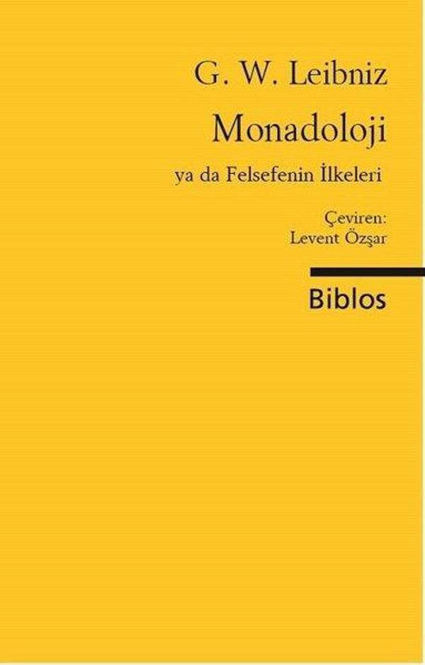 Monadoloji Ya da Felsefenin İlkeleri - Biblos - Image 1