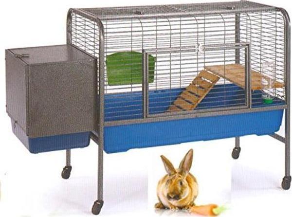 EuroGold Tavşan Kafesi Sehpalı Yuvalı (132x57x90) - Image 1