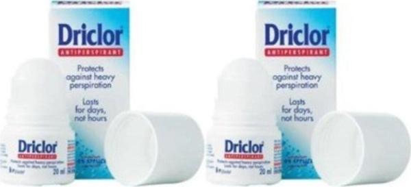 Driclor Anti Perspirant Roll On 20 Ml X 2 Adet - Image 1