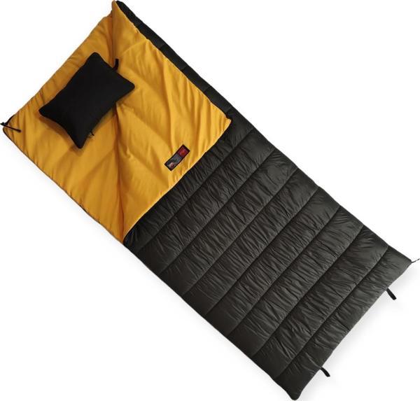 Naturecamp Ursa 350 Plus Haki -15 Derece Birleşebilir Geniş Yastıklı Uyku Tulumu - Image 1