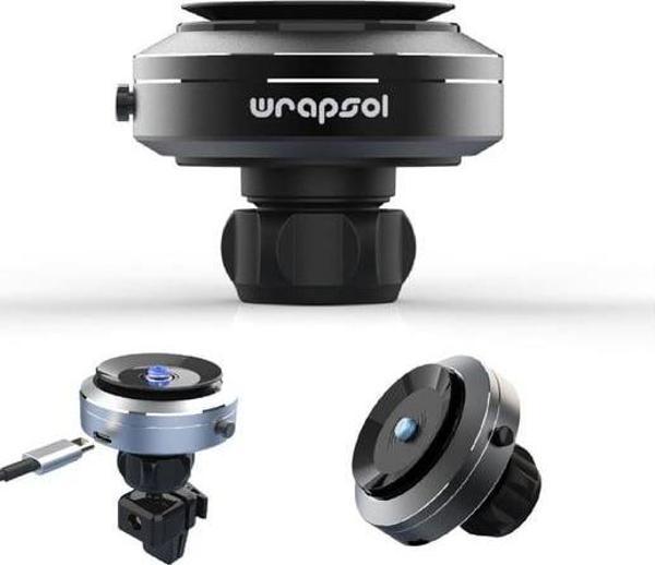 Wrapsol Air Pro Vakum Mekanizmalı Araç İçi Telefon Tutucu Magsafe Hızlı Şarj Özellikli Klima Peteği Klips - Image 1