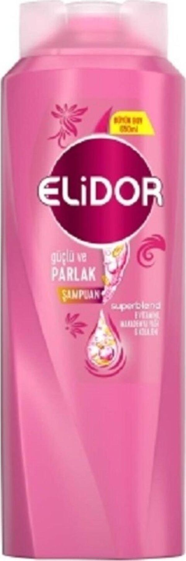 Elidor Superblend Saç Bakım Şampuanı Güçlü Ve Parlak Saçlar Vitamin E Macamadia Yağı Keratin 650ML - Image 1