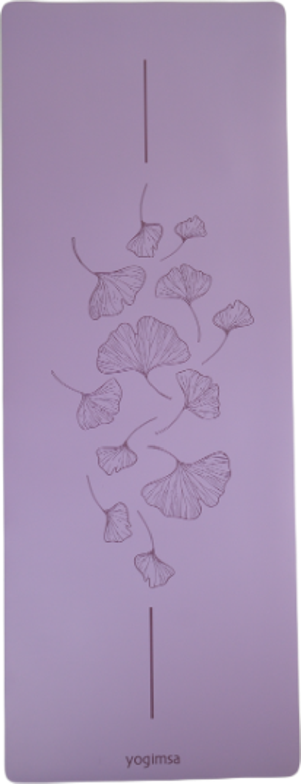 Ginkgo Series Mor -Anti-Slip Yoga ve Pilates Matı - Image 1