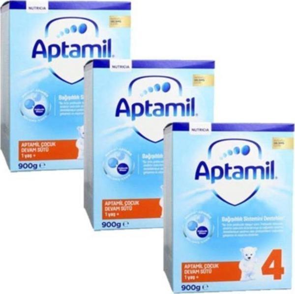Aptamil 4 Bebek Maması 1 Yaş 900 Gram 3 Adet - Image 1