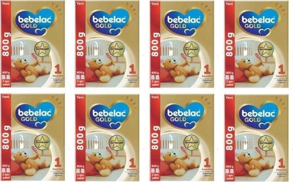 Bebelac Gold 1 Numara Bebek Sütü Doğumdan Itibaren 800Gr X 8 Adet - Image 1