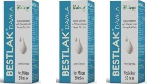 Bestlak Valens Süt Arttırıcı 50 ml 3 Adet - Image 1