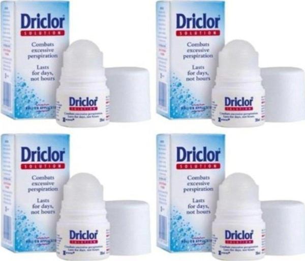 Driclor Anti Perspirant Roll On 20 ml X 4 Adet - Image 1