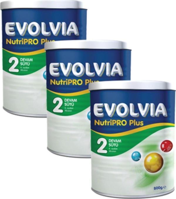 Evolvia 2 Devam Sütü Nutripro Plus 800 gr 3 Adet - Image 1