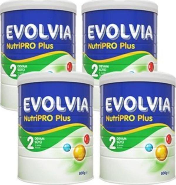 Evolvia Nutripro Plus 2 Bebek Devam Sütü 800gr 4'lü Paket - Image 1