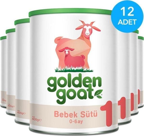 Golden Goat 1 Keçi Sütü Bazlı Bebek Sütü 12'li Paket - Image 1