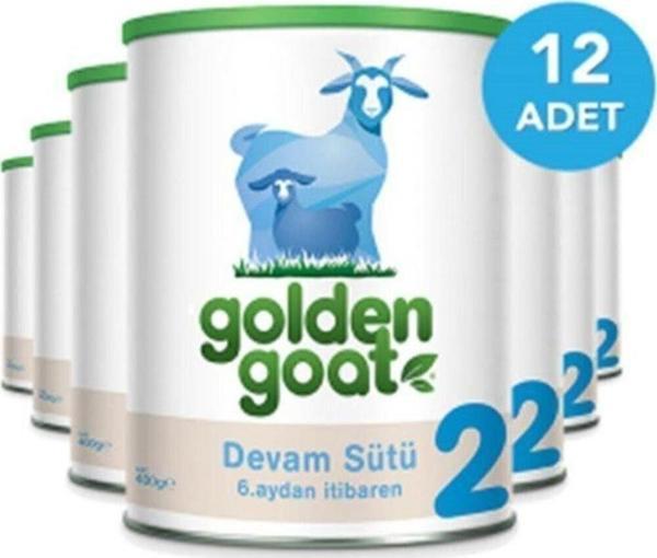 Golden Goat 2 Keçi Sütü Bazlı Devam Sütü 12'li Paket - Image 1