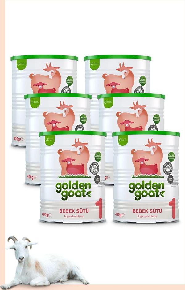 Golden Goat Keçi Bebek Sütü 1 Numara 400 Gr 6'lı Paket - Image 1