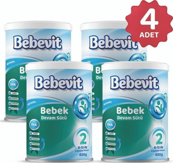 Santasya Bebevit Bebek Devam Sütü 2 (6-12 Ay)- 4'Lü Paket - Image 1