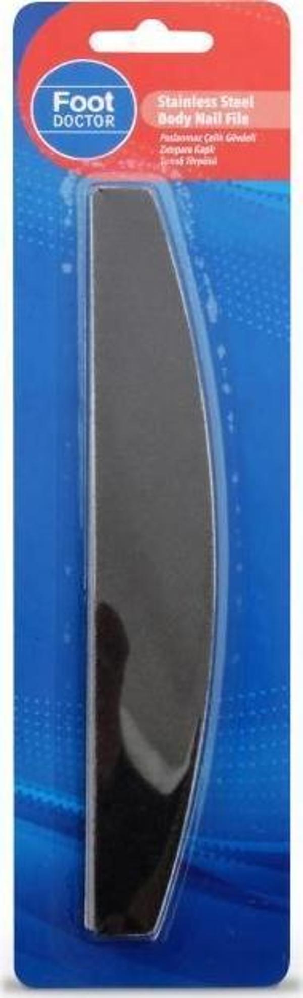 Foot Doctor Paslanmaz Çelik Gövdeli Zımpara Kaplı Tırnak Törpüsü - Image 1