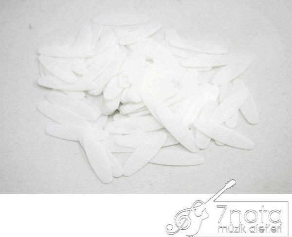 7Nota Csmw Saz Mızrabı Beyaz 6 Adet - Image 1
