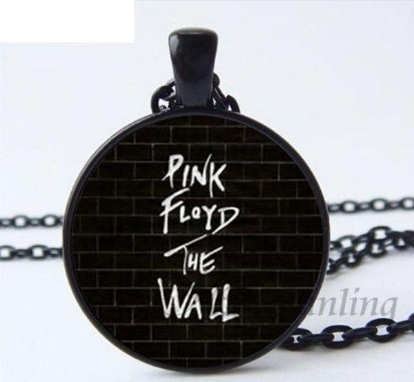 7Nota Pf8 Pink Floyd Kolye - Siyah Zincir Ve Çerçeveli - Image 1
