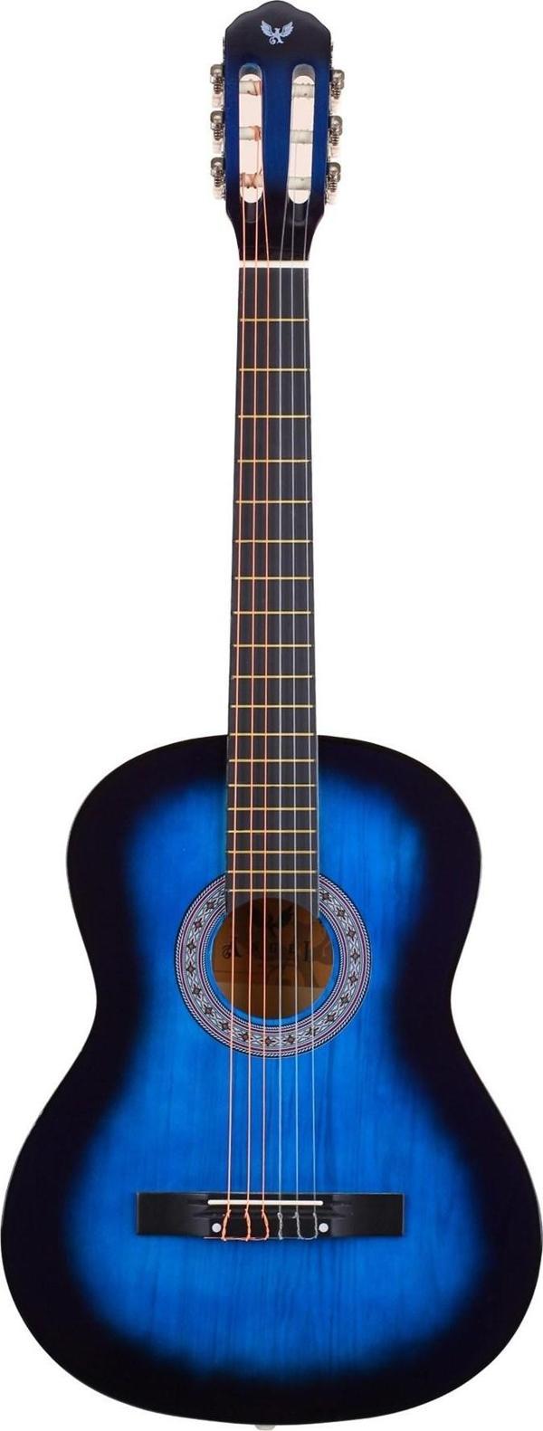 Angel Acg100-Bls 4/4 Mavi Klasik Gitar - Image 1