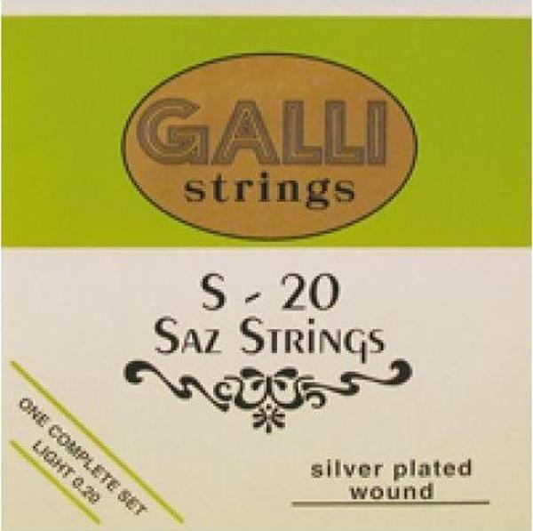 Galli S20 Bağlama Teli 0.20 Uzun Sap Saz için S-20 - Image 1